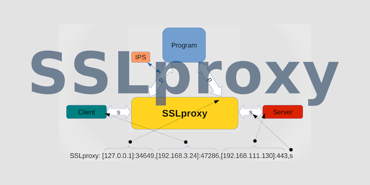 SSLproxy Architectural Diagram (Placeholder)